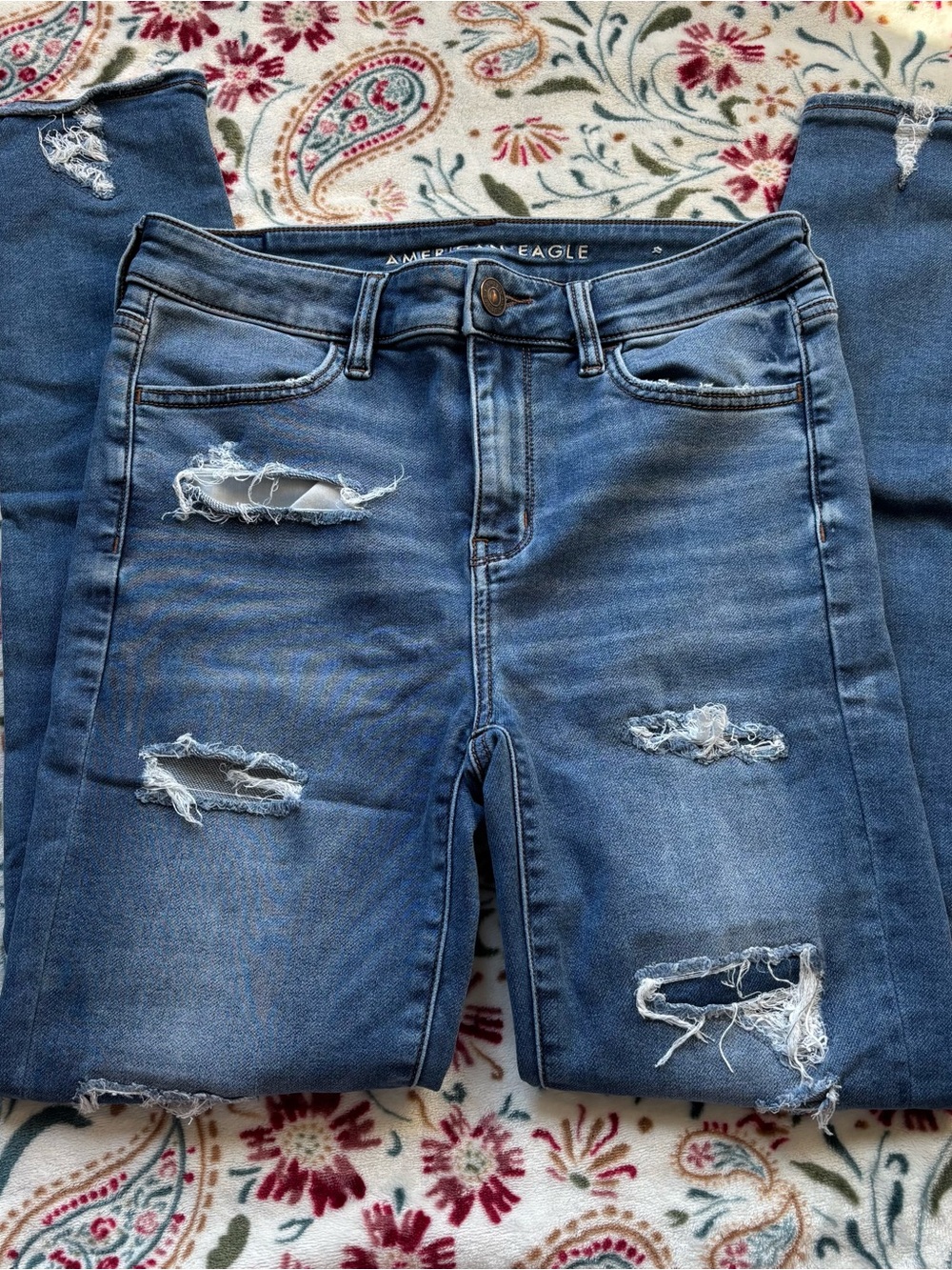 American Eagle Outfitters Women's Distressed Jeggings